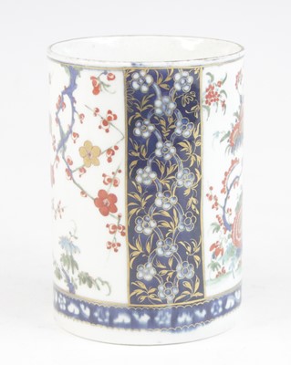 Lot 2040 - A Worcester porcelain tankard, circa 1770,...