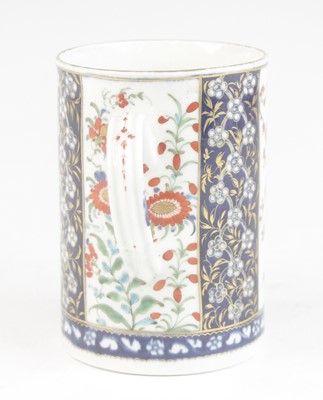 Lot 2040 - A Worcester porcelain tankard, circa 1770,...