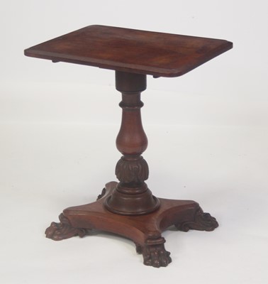 Lot 2469 - An early Victorian oak pedestal occasional...