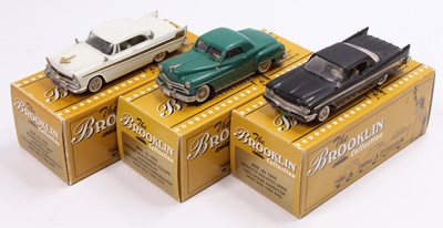 Lot 986 - Brooklin Models 1/43rd scale white metal boxed...