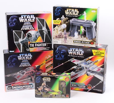 Lot 1639 - A collection of five boxed Star Wars Kenner...