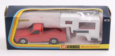 Lot 1271 - A Corgi Toys No. 415 Mazda Camper, comprising...