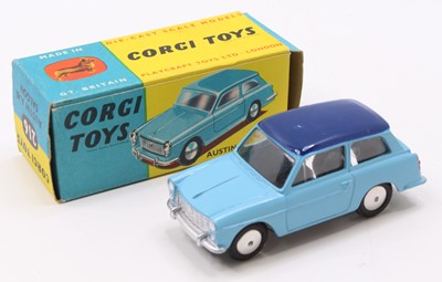 Lot 1231 - Corgi Toys No. 216 Austin A40 saloon, blue...