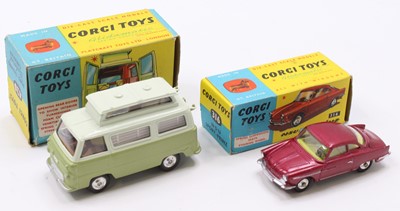 Lot 1234 - Corgi Toys boxed model group, 2 examples...