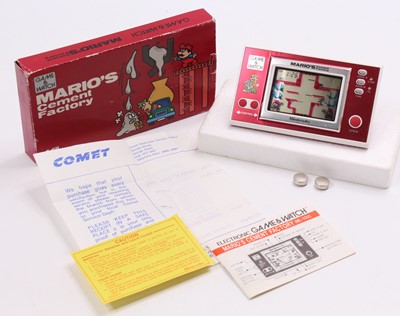 Lot 1618 - A Nintendo Game & Watch Mario's Cement Factory,...