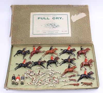 Lot 829 - A Britains No. 235 Full Cry hunting series set,...