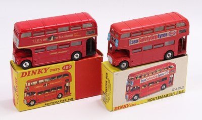 Lot 1184 - A Dinky Toys boxed Routemaster bus diecast...