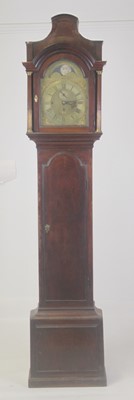 Lot 2439 - A circa 1800 mahogany longcase clock, having...