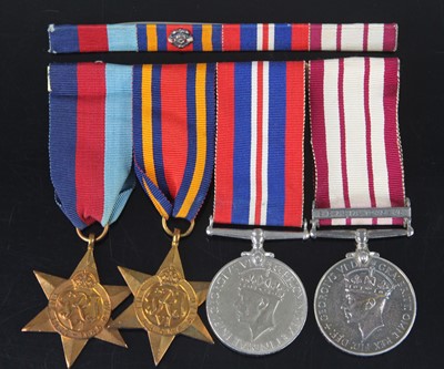 Lot 289 - A Naval group of four medals to include...