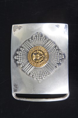 Lot 252 - A Royal Highland Regiment belt buckle,...