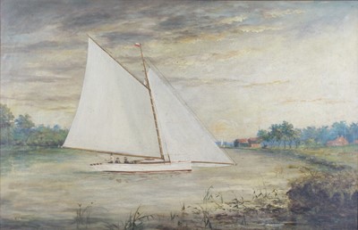 Lot 2386 - George Vempley Burwood (1844-1917) - Sailing...