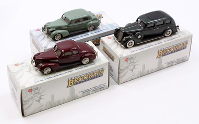 Lot 1586 - Brooklin Models 1/43rd scale white metal boxed...