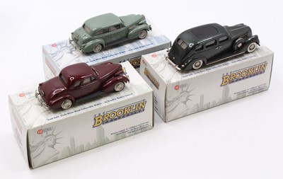Lot 1586 - Brooklin Models 1/43rd scale white metal boxed...