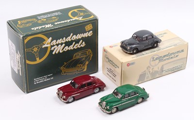 Lot 992 - A Lansdowne Models 1/43 scale white metal...