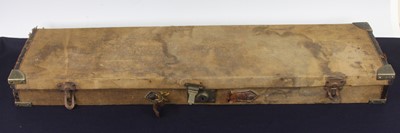 Lot 424 - A late Victorian canvas and brass bound...