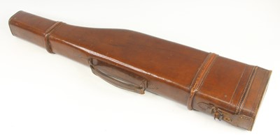 Lot 427 - A 20th century French brown leather leg...