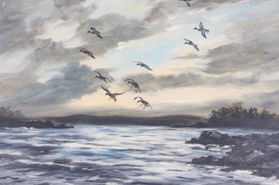 Lot 457 - Hugh Monahan, (Irish 1914-1970), Mallard -...