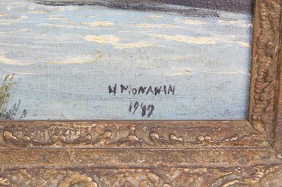 Lot 456 - Hugh Monahan, (Irish 1914-1970), Pinkfeet -...