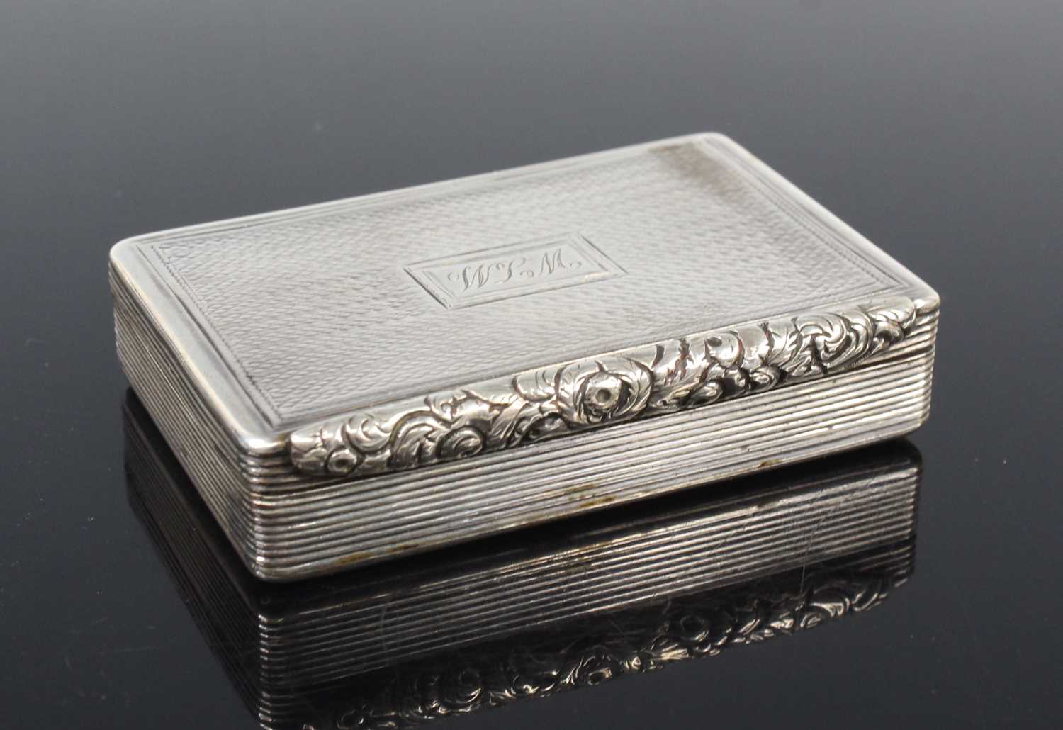 Lot 2087 - A William IV silver pocket snuff box, of...