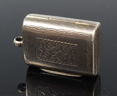 Lot 2090 - An early Victorian silver vinaigrette in the...