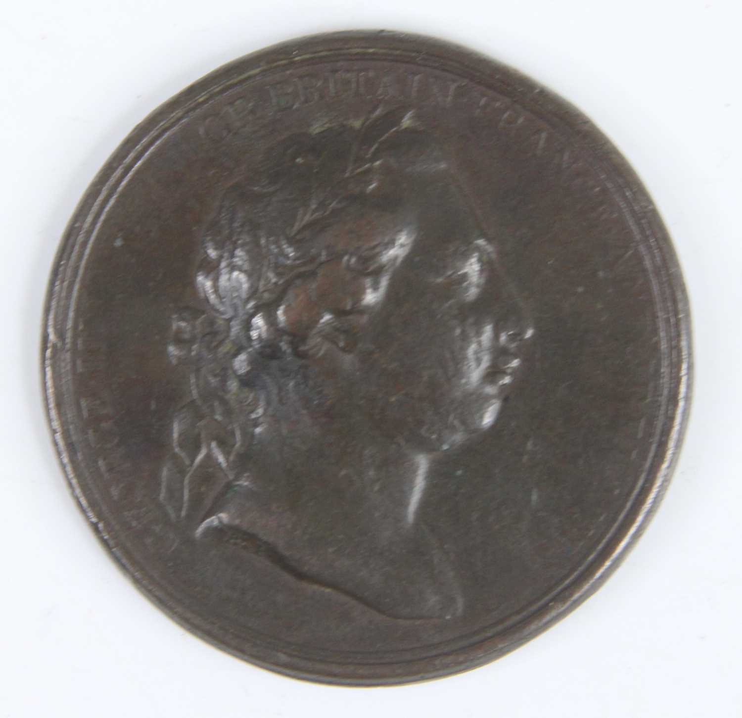 Lot 327 - A 1772 Resolution and Adventure Medal, struck...
