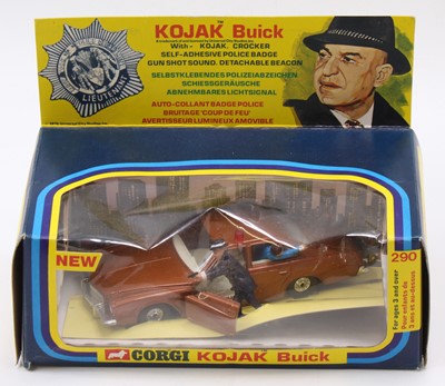 Lot 1201 - Corgi Toys No. 290 Kojak's Buick comprising of...