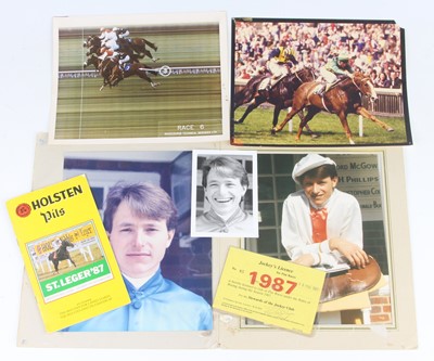 Lot 391 - A collection of horse racing memorabilia to...