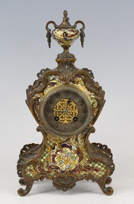 Lot 2452 - A late 19th century French gilt brass and...