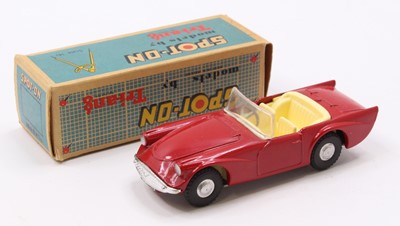 Lot 1500 - Triang Spot On No. 215 Daimler Dart, red body,...