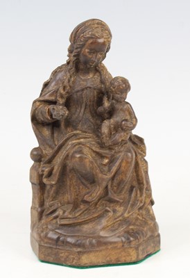 Lot 2308 - A continental walnut(?) carving depicting...