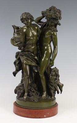 Lot 145 - After Clodion (1738-1840) - a bronze...