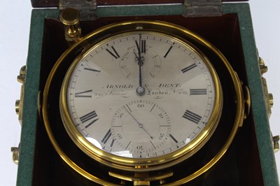 Lot 2457 - A George IV marine chronometer by Arnold &...
