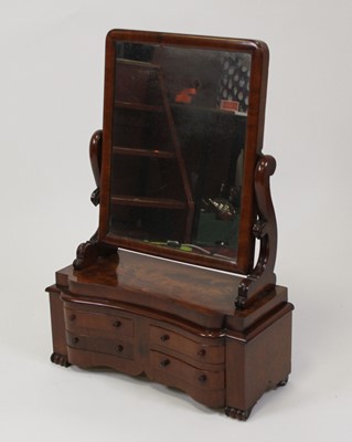 Lot 2501 - A Victorian mahogany dressing table...