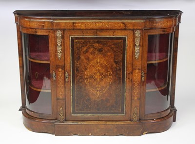 Lot 2508 - A Victorian figured walnut and inlaid...