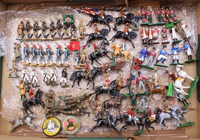 Lot 868 - One tray containing a quantity of Britains toy...