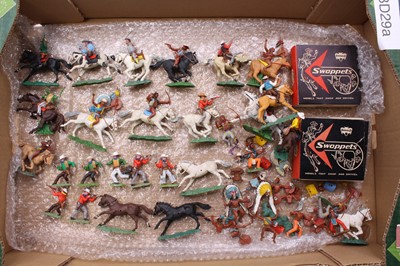 Lot 834 - One tray containing Britains 1960s Swoppets...