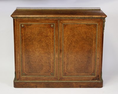 Lot 2506 - A mid-Victorian burr walnut and inlaid side...