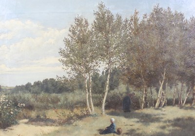 Lot 2421 - Walter Wallis (fl. 1851-1891)- A scene in...