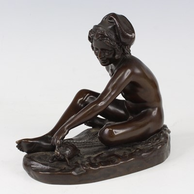 Lot 2319 - A circa 1900 French bronze modelled as a...