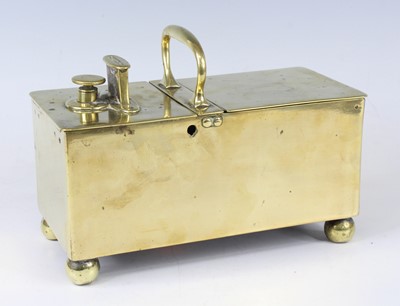 Lot 2301 - A mid-19th century brass mechanical tavern...