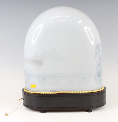 Lot 2345 - A Victorian style musical automata diorama,...