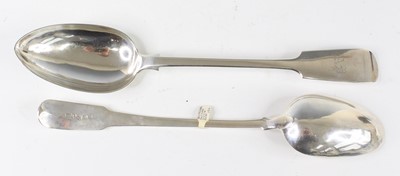 Lot 2068 - A George III silver basting spoon, in the...