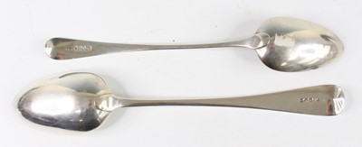 Lot 2065 - A George III silver tablespoon, in the Old...