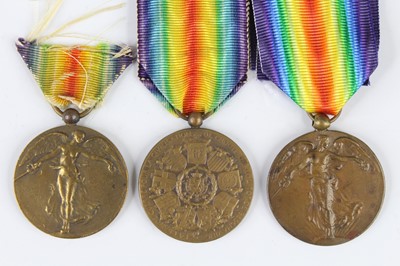 Lot 79 - A collection of three WW I Belgian Allied...