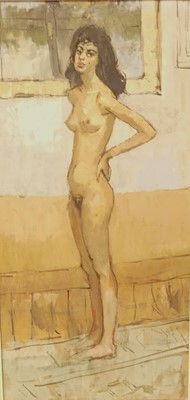 Lot 743 - Studio of Peter Collins - Standing Nude Woman,...