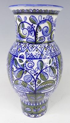 Lot 538 - A mid-20th century Scandinavian pottery vase,...