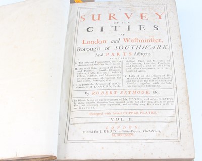 Lot 2014 - Seymour, Robert: A Survey of the Cities of...
