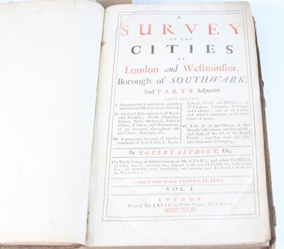 Lot 2014 - Seymour, Robert: A Survey of the Cities of...