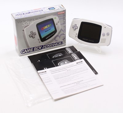 Lot 1619 - A Nintendo Game Boy Advance white edition,...