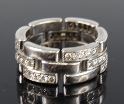 Lot 2232 - A Cartier 18ct white gold and diamond Maillon...